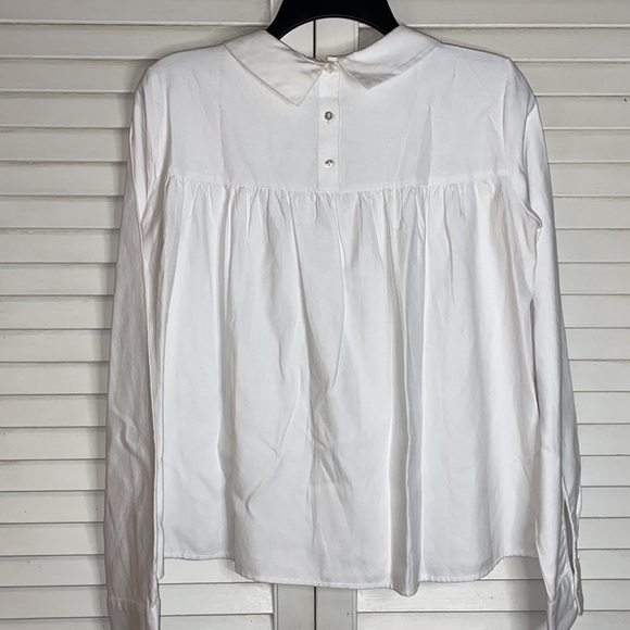 Zara Jeweled Bow Shirt - Picture 11 of 13